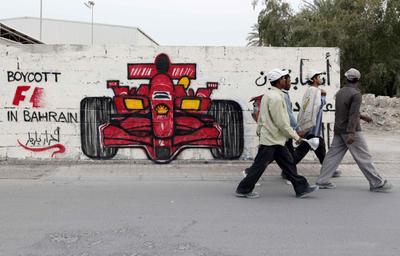 Bahreynde postalların gölgesinde F1