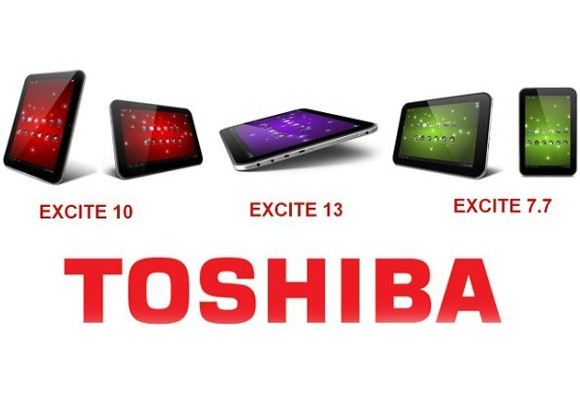 Toshibadan üç Androidli tablet