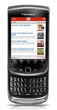 Cnnturk.com Blackberrynize sığdı