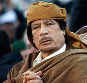 Kaddafi haftalar sonra ortaya çıktı