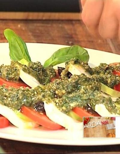 Avakadolu mozarella caprese salata nasıl yapılır