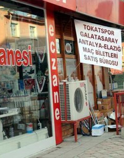 Tokatspor-GS maçı biletleri kasap, market ve eczanelerde