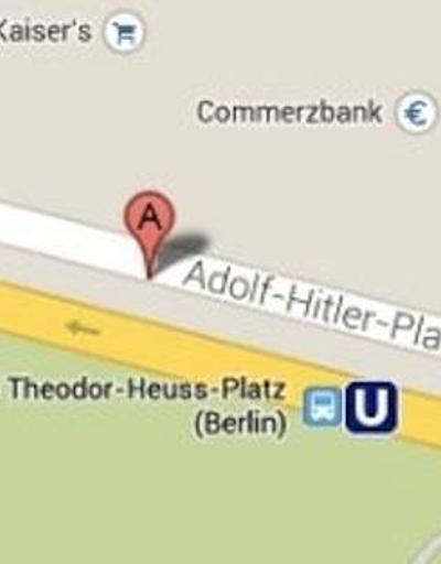 Google Mapte Adolf Hitler krizi