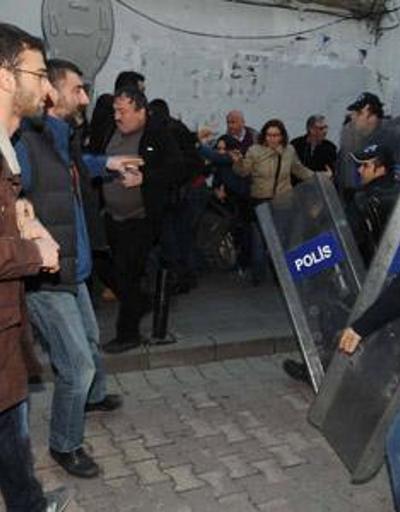 Beşiktaşta AK Parti karavanı gerilimi