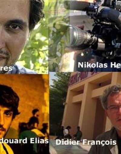 Kaçırılan 4 Fransız gazeteci sınırda bulundu