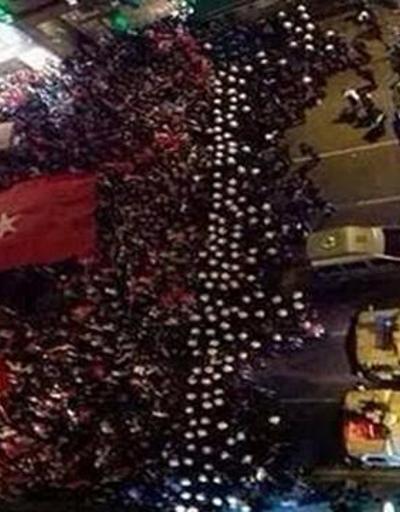 İstanbulda Bayrak yürüyüşü