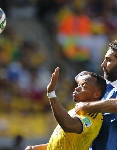 Dünya Kupası: Kolombiya - Yunanistan: 3-0