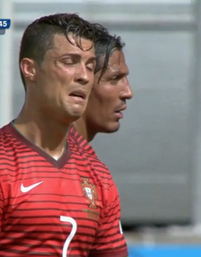 Cristiano Ronaldo neredeyse ağlayacaktı