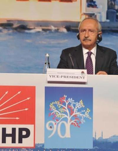 Kılıçdaroğlu, Sosyalist Enternasyonalin açılışında konuştu