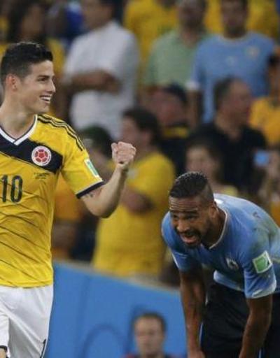 Dünya Kupası 2. Tur: Kolombiya - Uruguay: 2-0