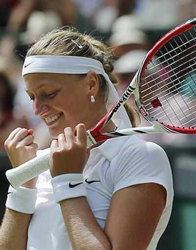 Wimbledonda ilk finalist Petra Kvitova