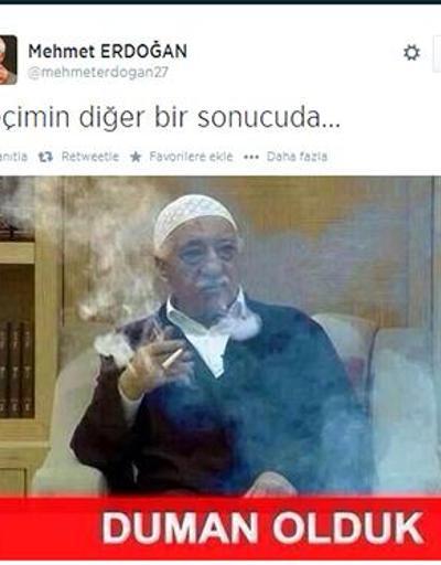 Mehmet Erdoğandan olay Fethullah Gülen tweeti