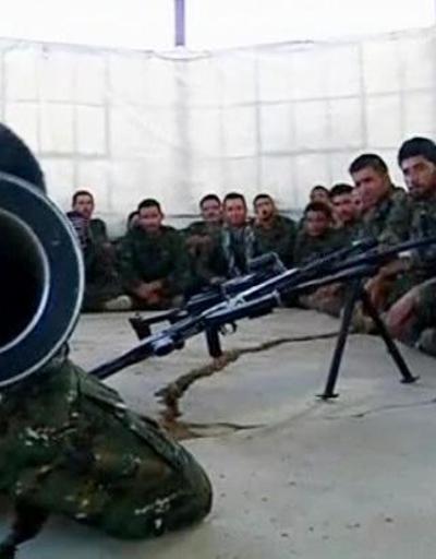 PKKnın Suriye kolu Ezidilere silah eğitimi veriyor