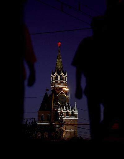 Kremlin Sarayında ışıklar yanınca...