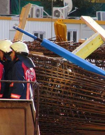 Rezidans inşaatında iskele çöktü, işçi öldü