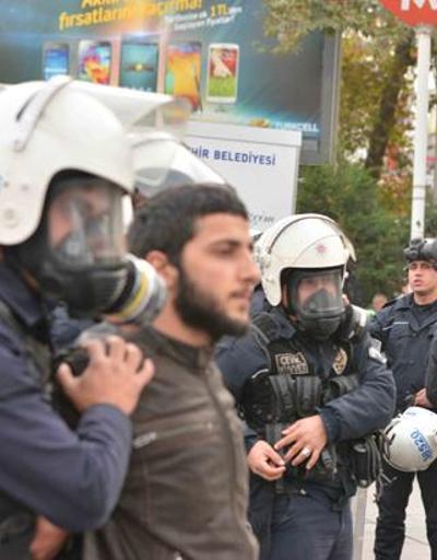 Ankaradaki maden protestosuna müdahale