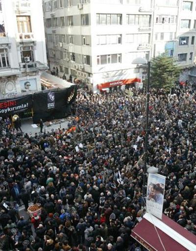 Hrant Dink için ölümünün 8. yılında tören