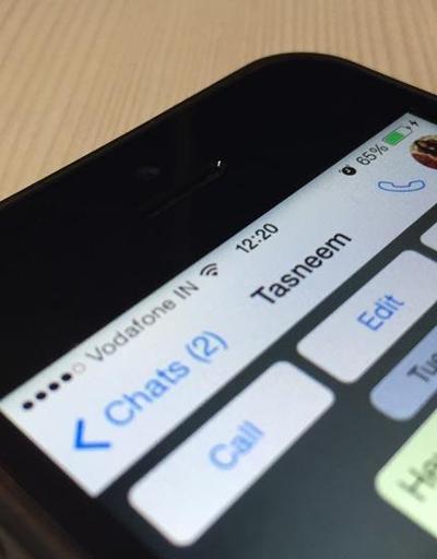 WhatsAppın sesli görüşme butonu iPhonelara geldi