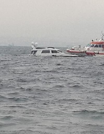 Marmara Denizinde tekne battı; 2 kişi kurtarıldı
