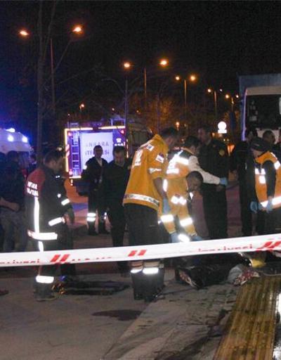 Ankarada trafik kazası: 2 ölü, 1 yaralı