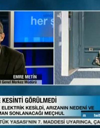 EMO Merkez Müdürü Emre Metin elektrik kesintisinin nedenini açıkladı