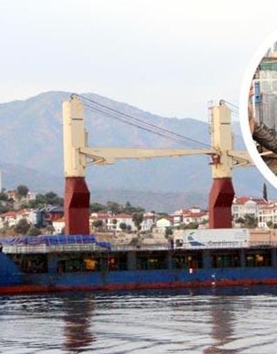 Libyada vurulan Türk şirketinin gemisi Fethiyede