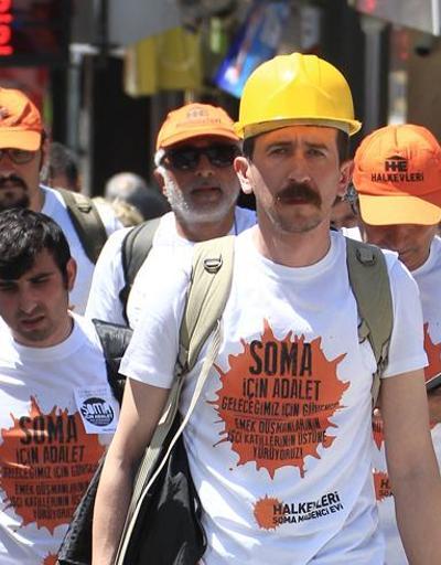 Soma için İstanbuldan Somaya yürüyorlar
