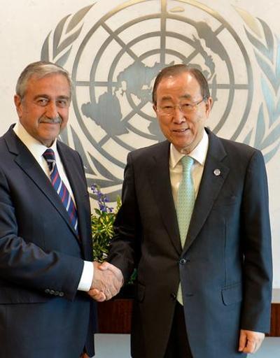 KKTC Cumhurbaşkanı Akıncı Ban Ki Moon ile buluştu