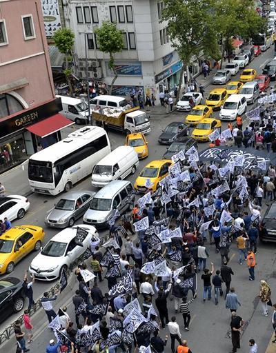 İstanbulun göbeğinde Hilafet yürüyüşü