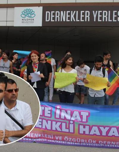 LGBTİ Onur Yürüyüşü açıklaması yapanlara taşlı saldırı