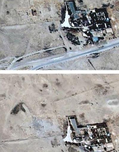 IŞİDin Palmiradaki yıkımı uydu görüntülerine de yansıdı