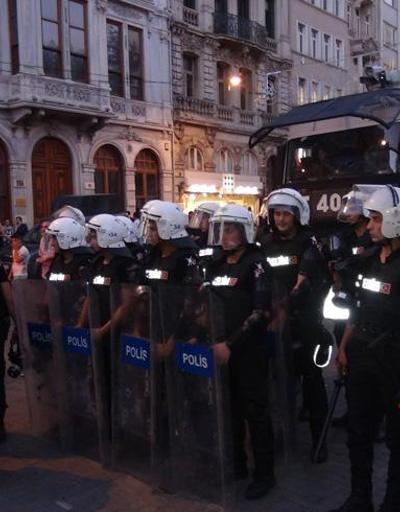 Taksimdeki barış eylemine polis müdahalesi