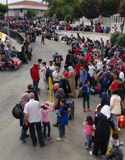 İstanbul Otogarına mülteci akını