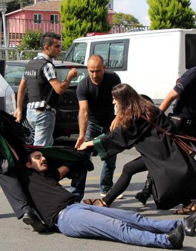 İstanbul Adalet Sarayında avukatlara müdahale...