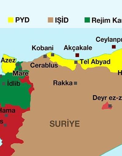 Suriyenin kuzeyinde Tel Abyadı da içeren yeni Kürt kantonu
