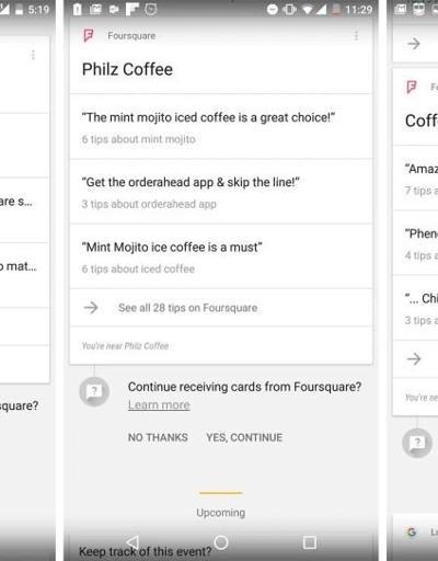 Google Now desteği Foursquare’a geldi