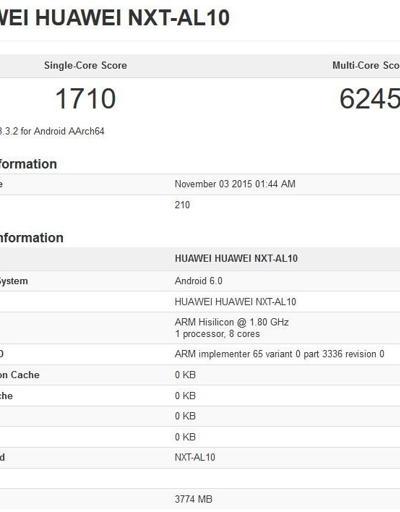 Huawei Mate 8’in performans detayları