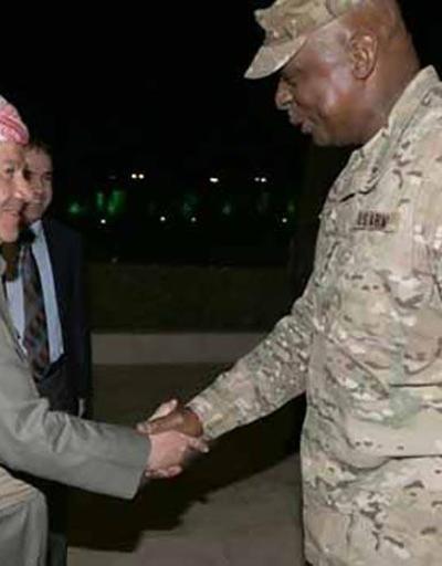 Barzani Ankara ziyareti öncesinde Erbilde ABDli general ile görüştü