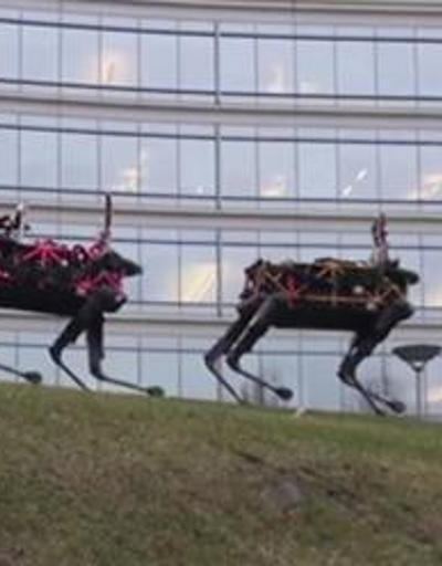 Boston Dynamicsden yılbaşı kutlaması