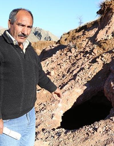 Diyarbakırda kaya mezarı bulundu