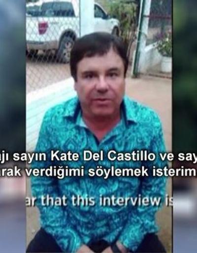 El Chapo röportajının görüntüleri yayınlandı