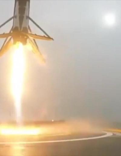 SpaceXin Falcon roketi okyanustaki platforma dik inemedi