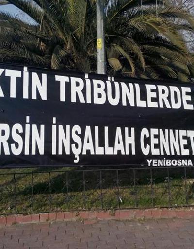 Beşiktaş taraftarından Sefaya pankart