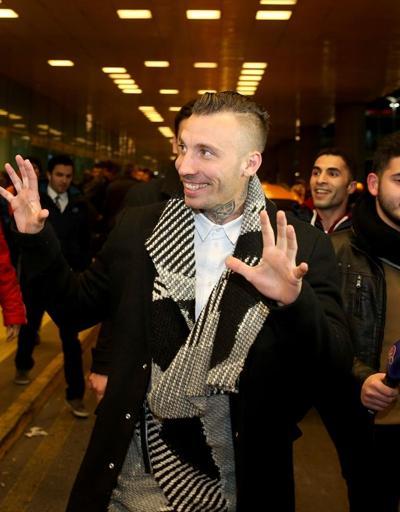 Beşiktaşın yeni transferi Alexis Delgado İstanbula geldi