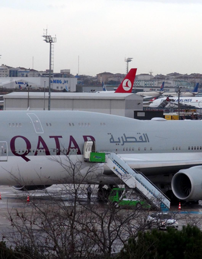 THY uçağı, Katar Emirinin uçağına sürttü