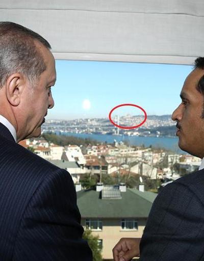 Erdoğan Conrad Otelden Çamlıca Camiini gösterdi