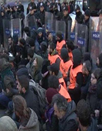 Taksimdeki Ankara eylemine polis müdahalesi