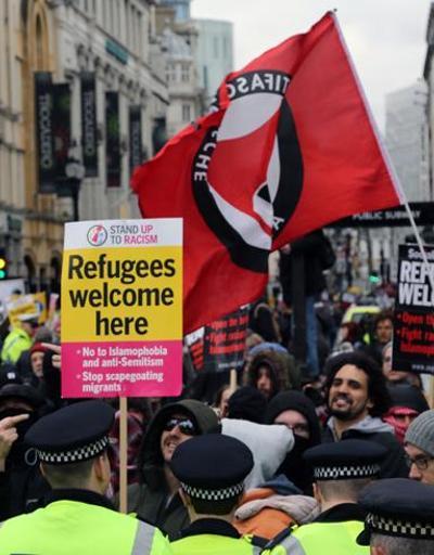 Londrada on binler ırkçılık ve İslam karşıtlığına hayır dedi
