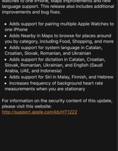 watchOS 2.2 güncellemesi ile gelen yenilikler