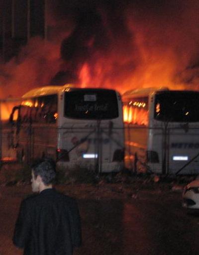İstanbul Otogarında yangın